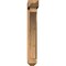 Ekena Millwork Thorton Arts and Crafts Smooth Bracket w/ Offset Brace, Western Red Cedar, 5 1/2"W x 24"D x 36"H BKT0604X24X36THR03SWR - alternate 2